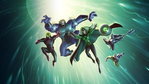 Justice League vs the Fatal Five's poster