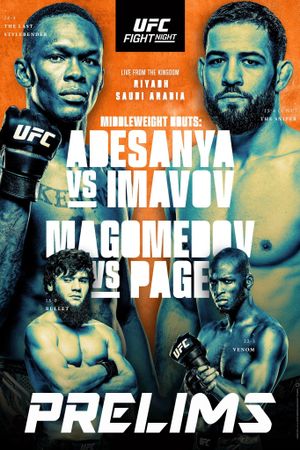 UFC Fight Night 250: Adesanya vs. Imavov's poster