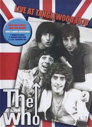 The Who ‎– Live At Tanglewood 1970's poster