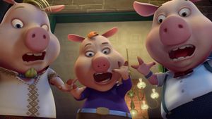 Unstable Fables: 3 Pigs & a Baby's poster