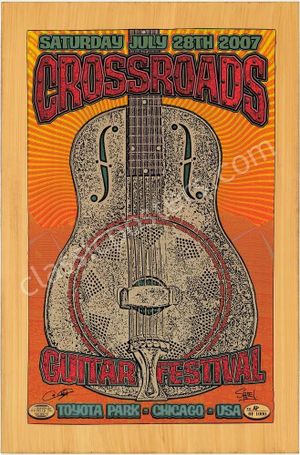 Eric Clapton's Crossroads Guitar Festival 2007's poster