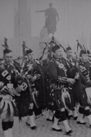 Gordon Highlanders Leaving for the Boer War's poster