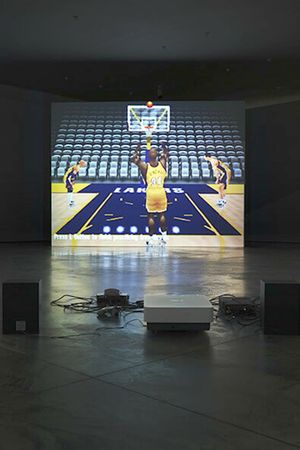 Self Playing Nintendo 64 NBA Courtside 2's poster image