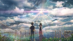 Weathering with You's poster