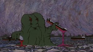 Godzilla vs. Hedorah's poster