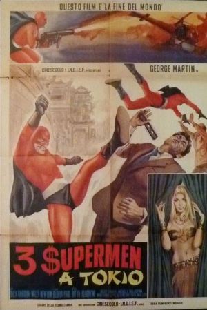 3 Supermen a Tokio's poster