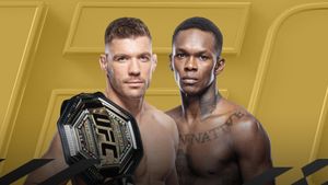 UFC 305: du Plessis vs. Adesanya's poster