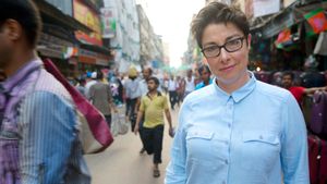 Kolkata with Sue Perkins's poster