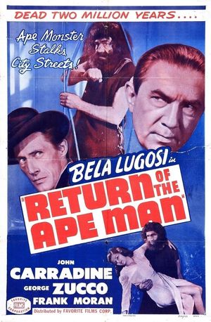 Return of the Ape Man's poster