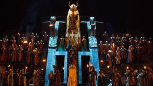 The Metropolitan Opera: Nabucco's poster