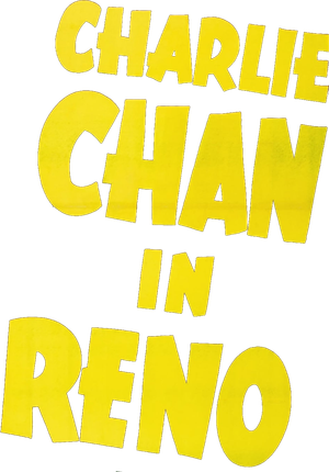 Charlie Chan in Reno's poster