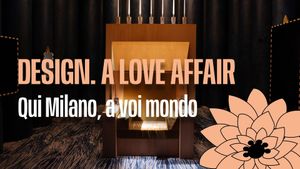 Design. A Love Affair: Qui Milano, a voi mondo's poster