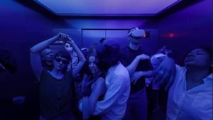 Silent Disco - A physical VR experience's poster
