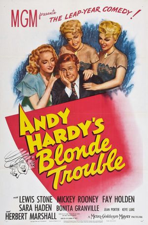 Andy Hardy's Blonde Trouble's poster