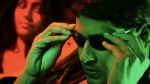 Athadu's poster