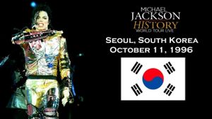 Michael Jackson: History Tour World Tour - Live in Seoul's poster