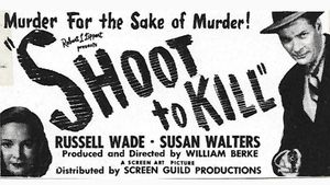 Shoot to Kill's poster
