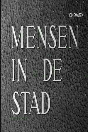 Mensen in de stad's poster