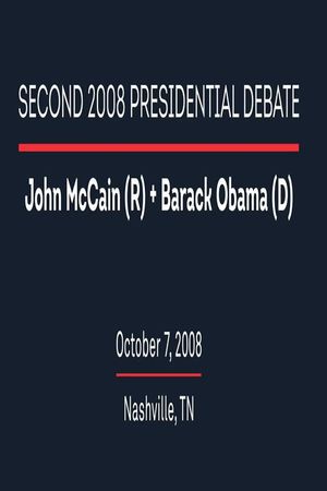 2008 Second Presidential Debate's poster