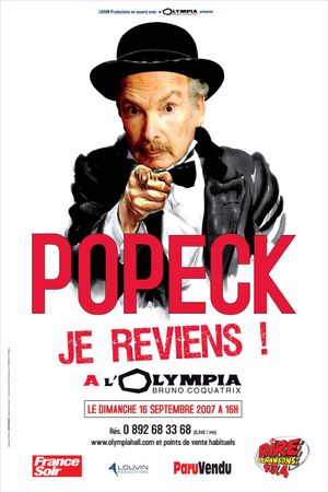 Popeck à l'Olympia's poster