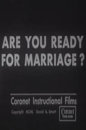 Are You Ready for Marriage?'s poster