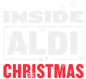 Inside Aldi at Christmas's poster