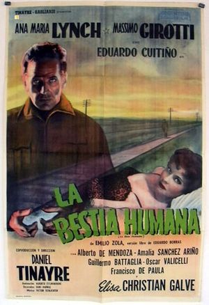 La bestia humana's poster