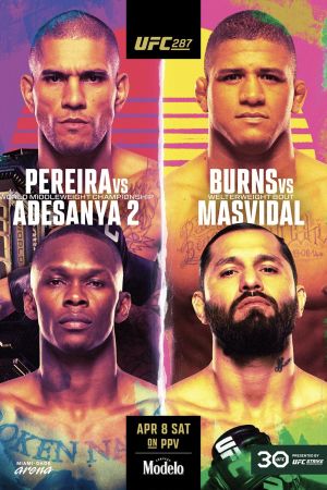 UFC 287: Pereira vs. Adesanya 2's poster