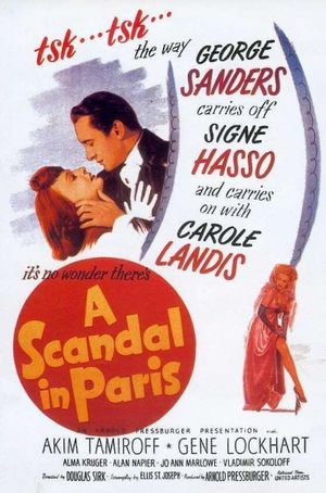 A Scandal in Paris's poster