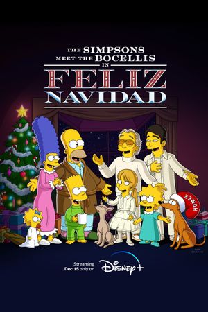 The Simpsons Meet the Bocellis in Feliz Navidad's poster