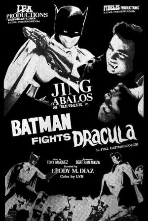 Batman Fights Dracula's poster