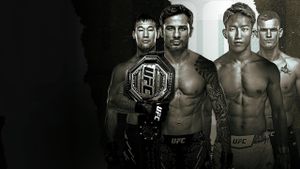 UFC 310: Muhammad vs. Rakhmonov's poster