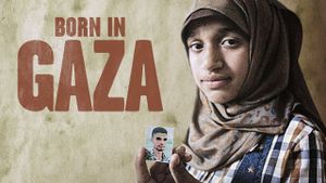 Born in Gaza's poster