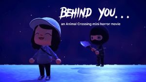 Behind You (an Animal Crossing mini horror movie)'s poster