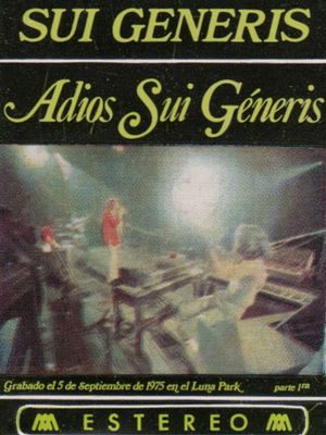 Adiós Sui Generis's poster