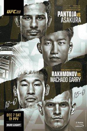 UFC 310: Muhammad vs. Rakhmonov's poster