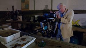 The Making Of David Attenborough's Light On Earth's poster