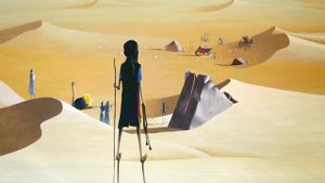 Gwen, the Book of Sand's poster