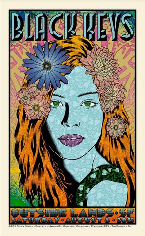 The Black Keys: Live at Outside Lands Music Festival 2015's poster