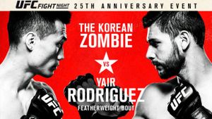 UFC Fight Night  139:  Korean Zombie vs Rodriguez's poster