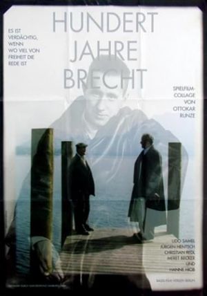 Hundert Jahre Brecht's poster