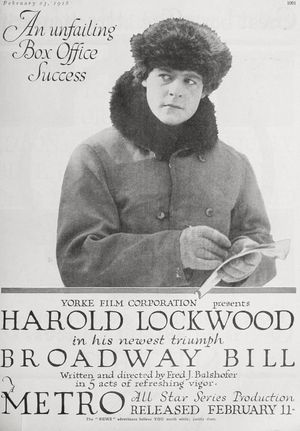Broadway Bill's poster
