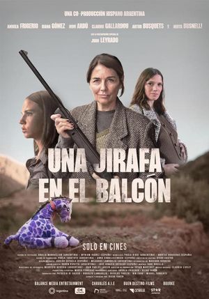 Una jirafa en el balcón's poster