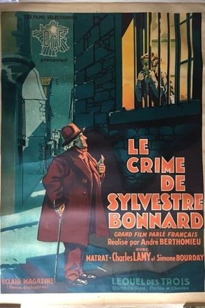Le crime de Sylvestre Bonnard's poster