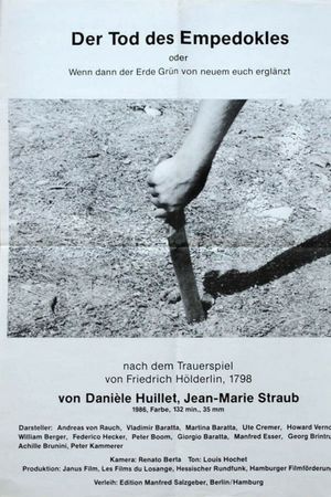 Der Tod des Empedokles oder: Wenn dann der Erde Grün von neuem Euch erglänzt's poster