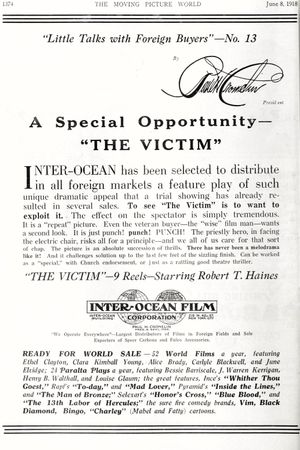 The Victim's poster