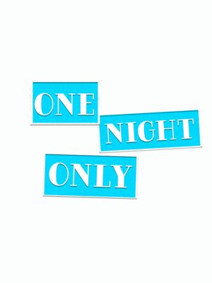 One Night Only's poster image