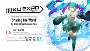 Hatsune Miku: Miku Expo 2014 in New York's poster