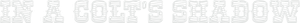 In a Colt's Shadow's poster