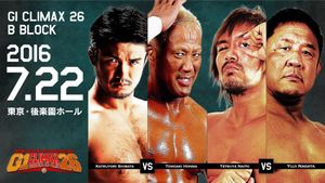 NJPW G1 Climax 26: Day 2's poster